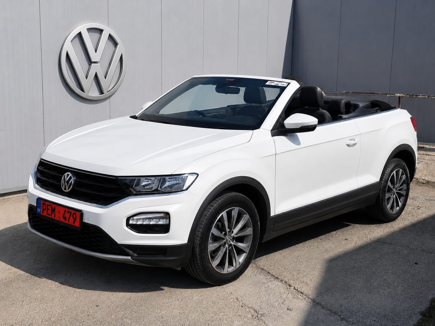 Volkswagen T-Roc for rent at Kannias Rental Cyprus