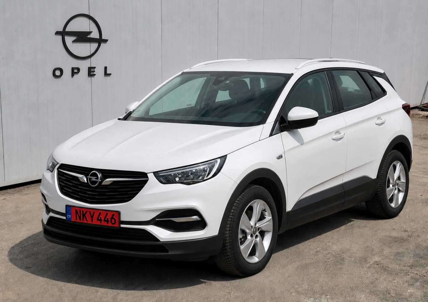 Opel Grandland X for rent at Kannias Rental Cyprus